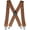 Brown, variant on Suspenders for Men Heavy Duty, 2 Inch Wide Adjustable Elastic X Back Suspender