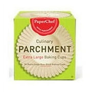 Paper Chef Extra Large Parchment Baking Cups - 30 per pack -- 12 packs per case.