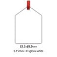 thumbnail image 1 of BEAUTYSUB 1,15 mm HD de una cara blanco brillante LS-CO018 Sublimación de alta definición Adornos navideños personalizados decorativos, 1 of 4