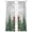 Gray, variant on Red Christmas Sheer Curtains 96 Inch Length 2 Panels Set Window Treatments, Snowflake Xmas Christmas Tree Rod Pocket Semi Curtains for Living Room/Bedroom/Kitchen Décor, 104"W x 96"L