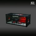 thumbnail image 3 of 1:64 Diorama Garage Model, LED Parking Lot Scene Display Model, Diecast Car Model Display Case, Garage Showcase, Showroom Scene Building Model Toy Gift, 3 of 10