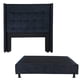 thumbnail image 1 of Box Base Cama Queen Size + Cabecera Titan Azul, 1 of 7