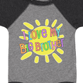 thumbnail image 4 of Inktastic I Love my Big Brother- sun and rainbow letters Boys or Girls Baby Bodysuit, 4 of 5