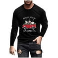 thumbnail image 2 of Hipattires Mens Long Sleeve Shirts Christmas Tops Pullover , Graphics Crew Neck Activewear Shirts for Men Spring/Winter, 2 of 5