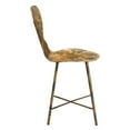thumbnail image 5 of Jamie Young Co McCallan 19" Transitional Metal Dining Chair in Black/Brown, 5 of 6