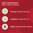 thumbnail image 6 of Kidde Battery Operated Smoke & Carbon Monoxide Detector with LED warning indicators & Test-Hush Button, 6 of 15