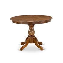 East West Furniture 5 Piece Modern Dining Table Set Consists of a Round Kitchen Room Table