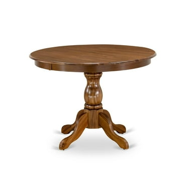 East West Furniture 5 Pc Dining Room Set Contains a Round Dining Table and 4 Parson Chairs