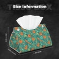 thumbnail image 6 of Lsque Fall Forest Squirrel Printed Long Tissue Box Cover Holder, Facial Paper Organizer Dispenser,Triangle with Bottom Belt, PVC Leather Decorative Organizer, 6 of 9