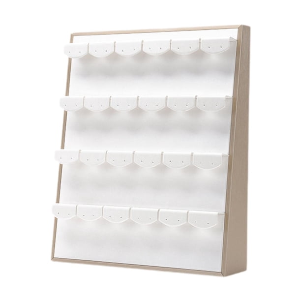Organizador de almacenamiento de collares, joyero, bandeja para collares, contenedor de encimera para Para pendientes