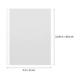 thumbnail image 4 of LULULION 100Pcs Clear A4 File Folder Bags Transparent Plastic Document Bags for Easy Viewing and Storage, 4 of 8