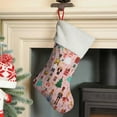 thumbnail image 4 of Christmas Stockings,Pink Christmas Nutcracker Pattern Stockings Christmas,14.8'' Xmas Stockings,Christmas Party Favors,Christmas Party Decorations,Christmas Stockings Personalized, 4 of 5
