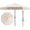 Beige, variant on Costway 10 FT Patio Umbrella with Crank Tilt Adjustment Ruffles Vented Top 8 Ribs Gray