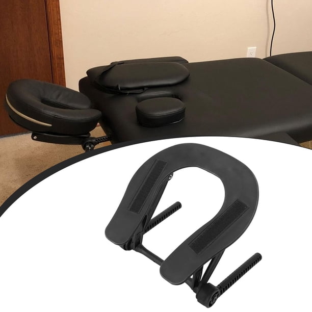 Cuna facial para mesa de masaje, cojín reposacabezas universal, ajustable en forma de U, soporte portátil para almohada facial para oficina y salón.