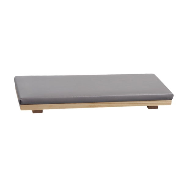 Reposabrazos para uñas, portátil, para manicura, soporte de mesa, multiusos, suave, para manos. gris