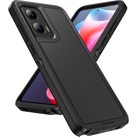 HCTian Designed for Motorola Moto G Stylus 5G 2024 Case 3 in 1 Military Grade Protective Case Cover Silicone Heavy Duty Rugged Shockproof for Moto G Stylus 5G 2024 Phone Case