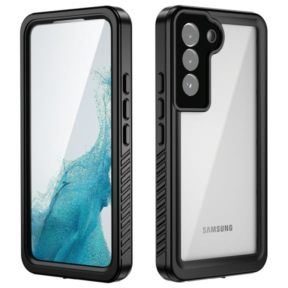ELEHOLD Waterproof Rugged Case Compatible with Samsung Galaxy S23,Built-in Screen Protector 360° Full-Body Protection Shockproof Dustproof Waterproof Anti-Scratch Durable Case for Galaxy S23, Black