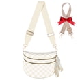 thumbnail image 1 of Bandolera X-KIDS de nailon a cuadros para mujer con correa adicional, 1 of 6
