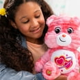 thumbnail image 4 of Care Bears Medium Plush (Eco) -  Love-a-Lot Bear, 4 of 9