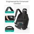 thumbnail image 5 of BAGSMART Travel Backpack Carry on Flight Approved, 28L Lightweight Backpack Fits 17.3 Inch Laptop for Men Women, Water Resistant Personal Item Travel Bag with USB Charging Port, Black, 5 of 7