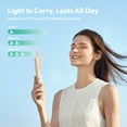 thumbnail image 4 of Aecooly Slim Handheld Fan, 24H Battery Life, Foldable Portable Mini Fan with 3 Speeds, Rechargeable Pocket Fan for Travel and Desktop Use, 4 of 9
