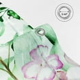 thumbnail image 6 of Emerald Green Eucalyptus Shower Curtain, Spring Watercolor Plant Leaves with Floral Waterproof Shower Curtain Set for Bathroom Decor with Hooks, 72x72, 6 of 6