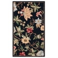 thumbnail image 3 of Safavieh Chelsea Gisselle Bordered Wool Area Rug, Black, 2'9" x 4'9", 3 of 13