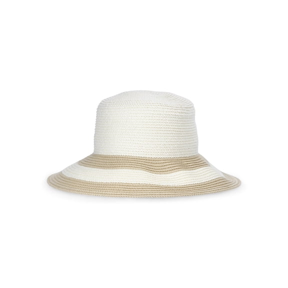 Time and Tru Women's Striped Bucket Hat