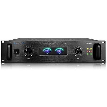 Professional Portable PA System, 2 Channel Digital Stereo Power Amplifier with 6500 Watts Power Audio Amplifier, for Home Speaker System$$Musical Instruments