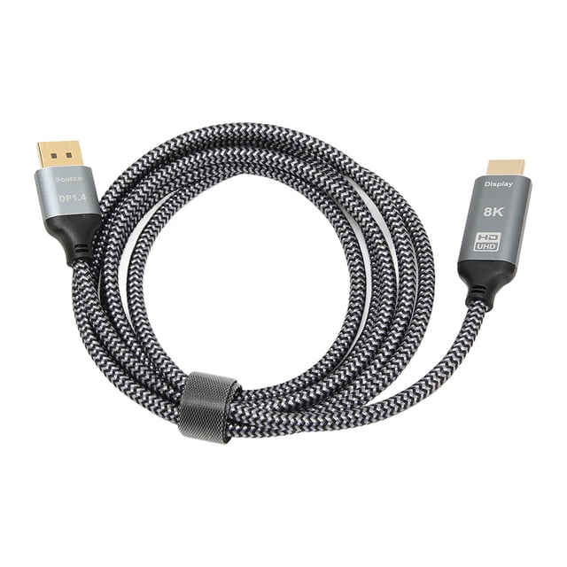 Cable adaptador de interfaz multimedia HD Display Port, cable adaptador de DisplayPort 1.4 a HD Display Port macho a HD Multimedia Interface hembra Cable adaptador de interfaz multimedia HD Display P