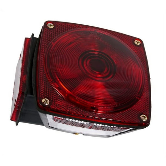 Grote 52312 - Stop, Tail, Turn Lamp, Red, License Window, U.S. 440 Series -LH