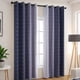 thumbnail image 1 of 63x52 Inches High Blackouts Elegant Gradient Curtains Sunscreen Heat Insulation Suitable For Balcony Bedroom And Living Room Curtain Set Of Two, 1 of 6