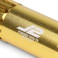 thumbnail image 3 of J2 Engineering LN-T7-010-15-GD J2 Engineering 7075 -T6 Forged Aluminum M12X1.5 16Pcs 60mm Height Open -End Lug Nut Set w / 4Pcs Lock+Key (Gold), 3 of 6
