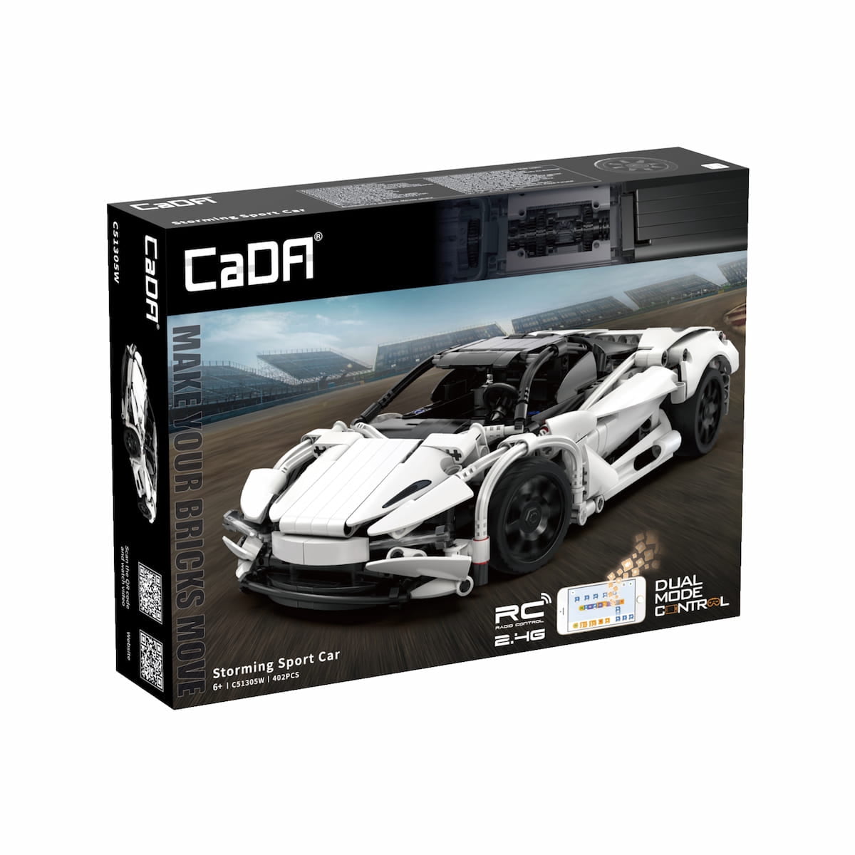 CaDA 1:14 Remote Control Storming Sport Car 402 Pcs
