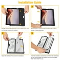thumbnail image 2 of Fintie Hard Case for Microsoft Surface Pro 7/ Pro 6/ Pro 5/ Pro LTE, Shockproof Folio Protective Rugged Cover Compatible with Type Cover Keyboard + Original Kickstand, 2 of 8