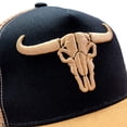 thumbnail image 5 of Knite Gorra Trucker de Hombre Negra con Visera Arena Bordado Toro Land, 5 of 5
