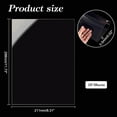 thumbnail image 2 of 10 pcs Clear Plastic Sheet Thin PVC Sheets 8.3"x11.7"x0.015" Craft Plastic Sheets A4 Flexible Clear Plastic Sheet for Displays Structural Parts Signs Home Decor, 2 of 6