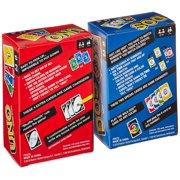Mattel Uno & Dos Child Card Game, Red, 112 Count