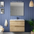 thumbnail image 2 of Ws Bath Collections Menta C80.000 Menta 32" Single Wall Mounted Vanity Cabinet Only - Wood, 2 of 4