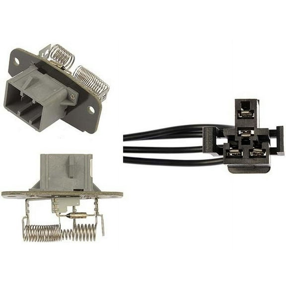 Rear HVAC Blower Motor Resistor Kit - Compatible with 2003 - 2014 Ford E-250 2004 2005 2006 2007 2008 2009 2010 2011 2012 2013