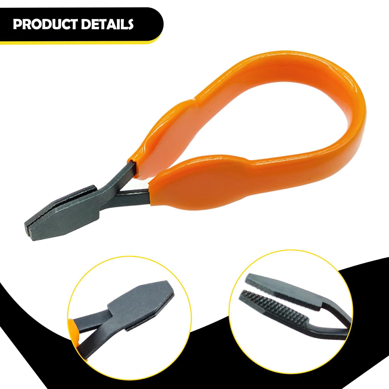 Axioma Fly Tying Hackle Pliers Feather Clip Metal Outdoor Ergonomic Gripping Practical Fly Fishing Tying Accessory Lure Making Clamp