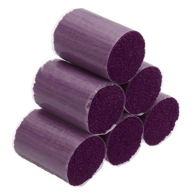 12 Rolls Latch Hook Yarn, Latch Hook Kit Yarn Precut Hook Rugs Yarn Making Crochet Bundles for Latch Hook Rug Adults Beginners Tapestry DIY Craft, Dark Purple