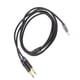 thumbnail image 5 of Cable estéreo, adaptador de cable estéreo macho de 3,5 mm y 1/8 de pulgada, diseño de próxima generación, 5 of 8