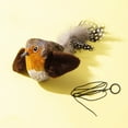 thumbnail image 3 of Pet Bird Chirping Sound Toy Interactive Hanging Teaser Stick for Indoor Cats, 3 of 3