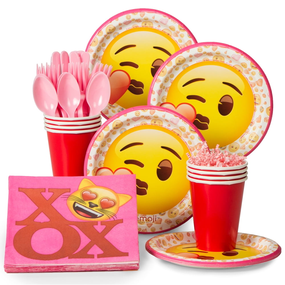 Pink Emoji Party Supplies - Walmart.com - Walmart.com