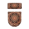 thumbnail image 5 of HELLHERO Comfortable and Practical 2 Pack Toilet Top Cover, Stretch Polyester Fabric Toilet Cover & Easy Care, Reusable, Stretch Fit, Stretchy Fabric, Mandala Pattern, 5 of 8