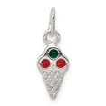 thumbnail image 1 of FB Jewels Sterling Silver Enameled Ice Cream Cone, 1 of 4