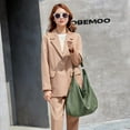 thumbnail image 3 of Women PU Leather Handbag Shoulder Bags Work Tote Bag Top Handle Bag Ladies Designer Purses Satchel, 3 of 6