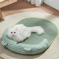 thumbnail image 1 of Tapete de caña indonesia natural Txmfgh para gatos y perros pequeños y medianos: elegante, resistente a rayones y versátil para cama, juego o rincón de confort en casa., 1 of 8