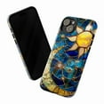 thumbnail image 2 of 3 Pack Elemental Phone Case Set, Sun, Sea, Spirit Design in Stained Glass Style Phone Cover for iPhone 16 15 14 13 12 11 Plus Pro Max Mini, 2 of 6
